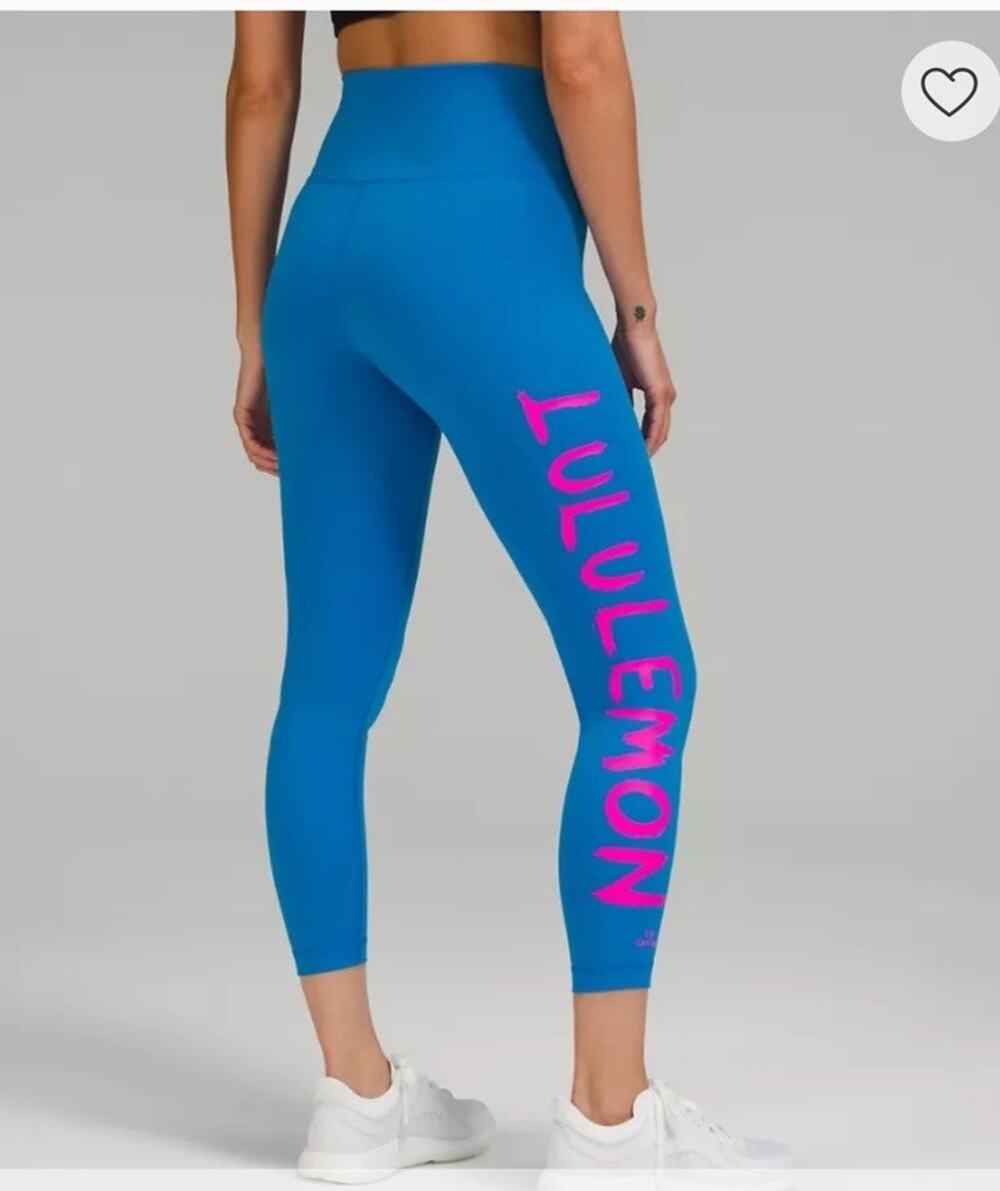 Lululemon Wunder Train High-Rise Tight, “Ed Curtis Poolside” Women’s 4
